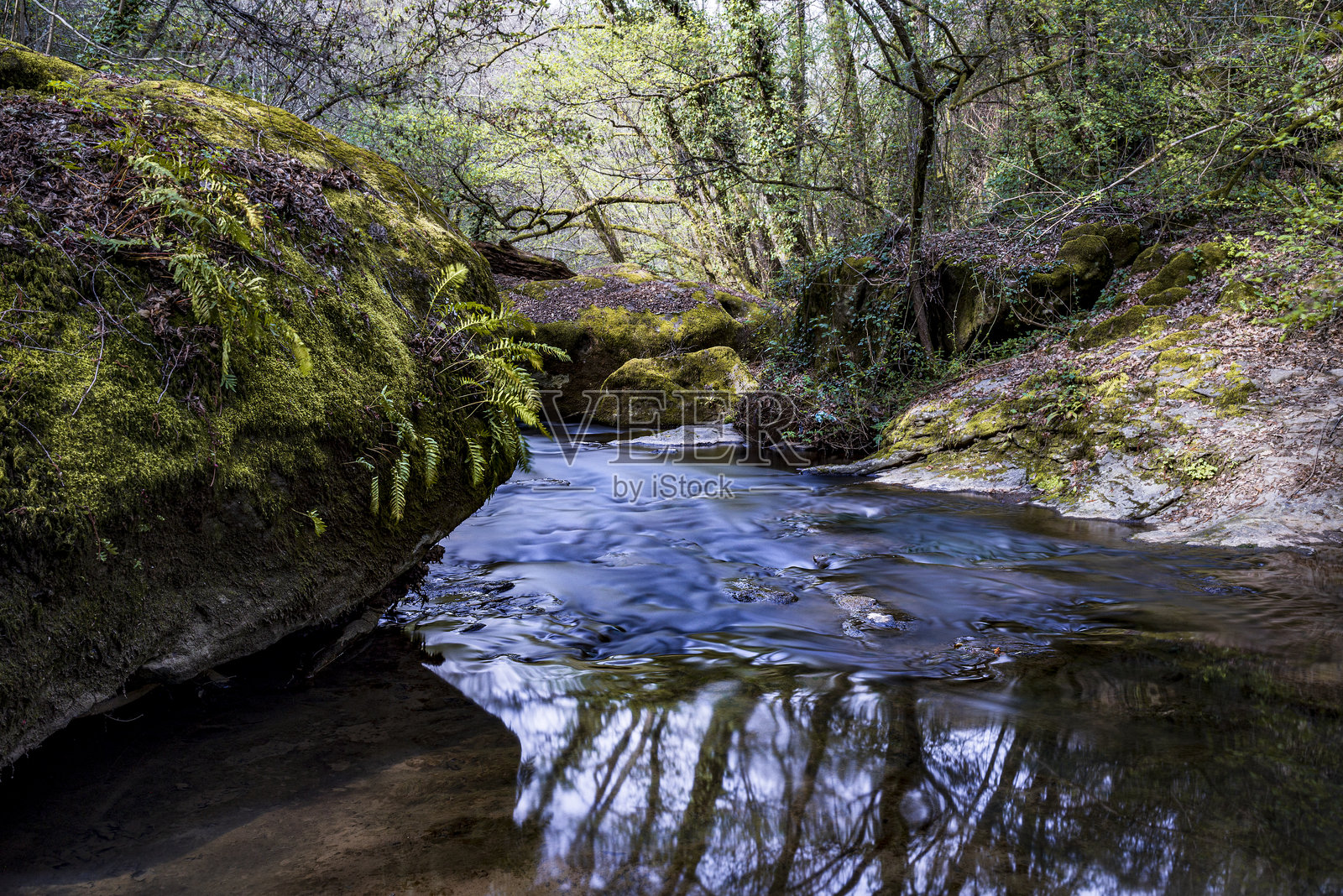 奇亚瀑布照片摄影图片