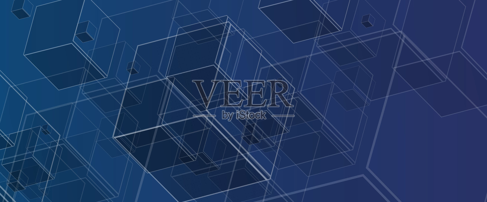 抽象多边形背景 科技概念 未来感背景插画图片素材