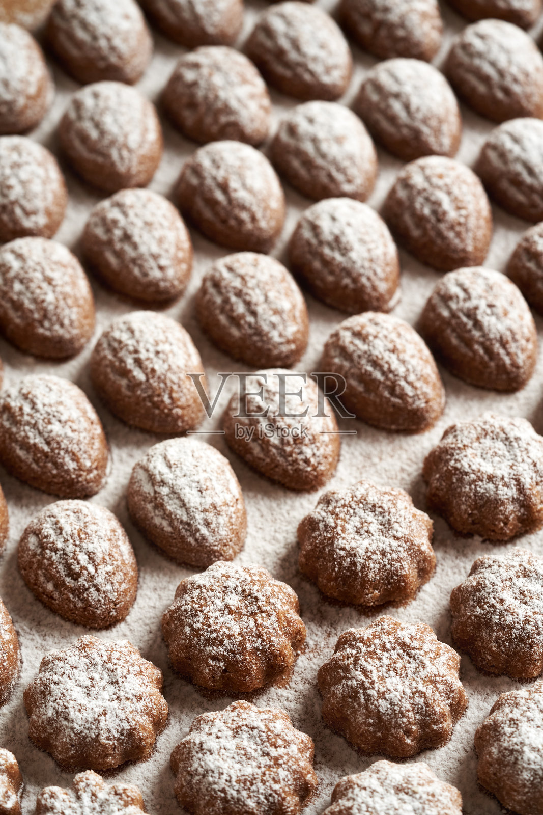 背景由捷克自制圣诞饼干“Pracny”制成照片摄影图片