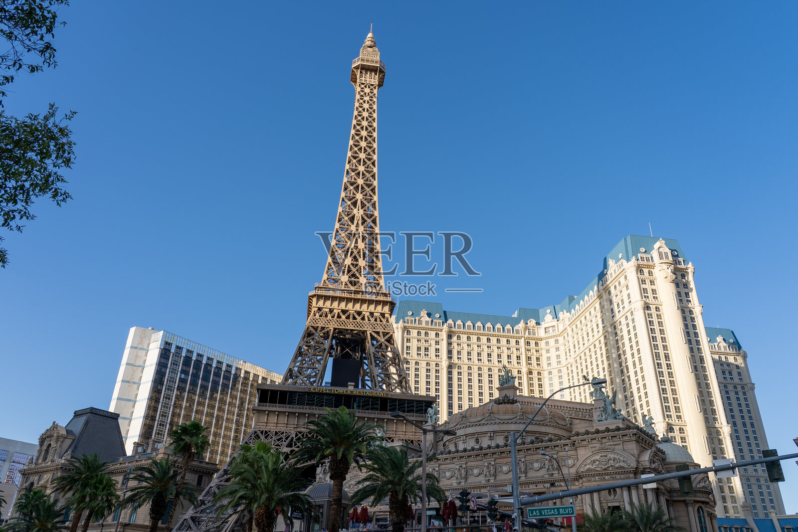 位于美国内华达州拉斯维加斯的巴黎酒店照片摄影图片