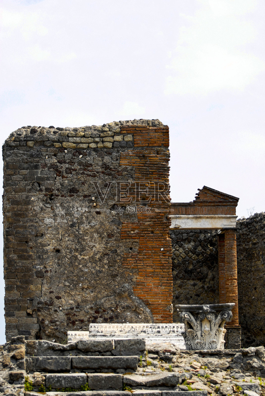 意大利坎帕尼亚庞贝古城照片摄影图片
