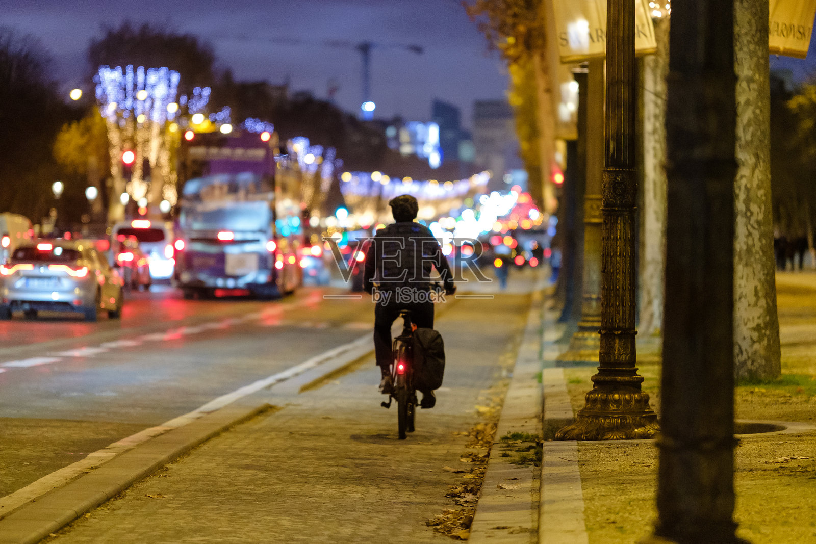 香榭丽舍大街，巴黎照片摄影图片
