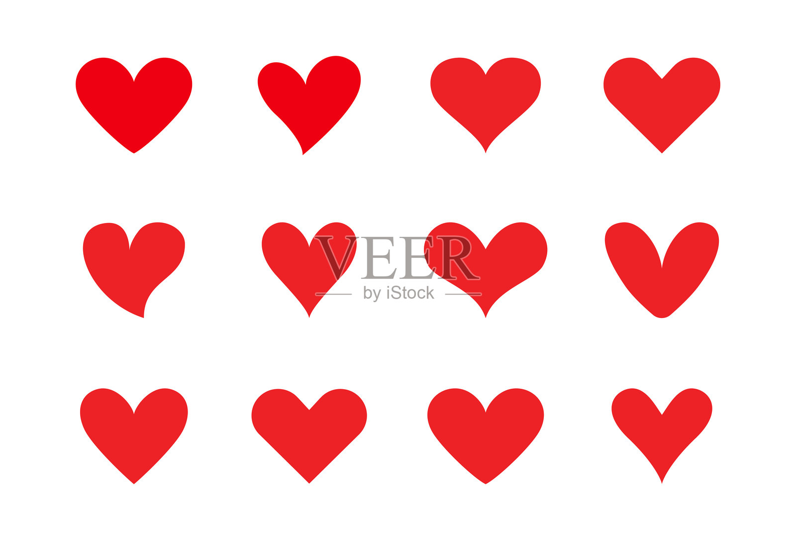 心形图标插画图片素材