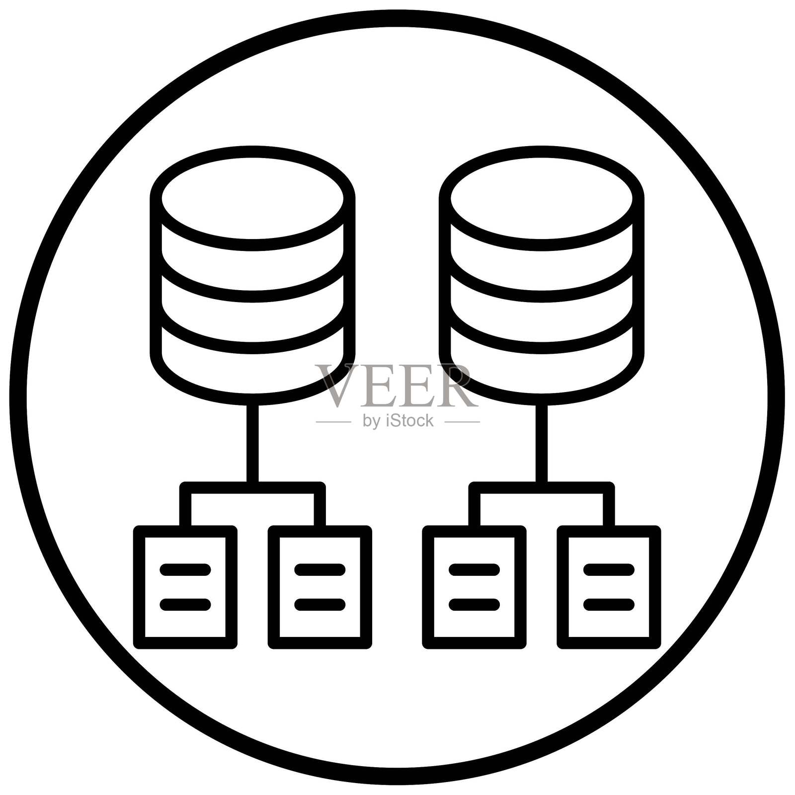 矢量设计数据建模图标风格插画图片素材