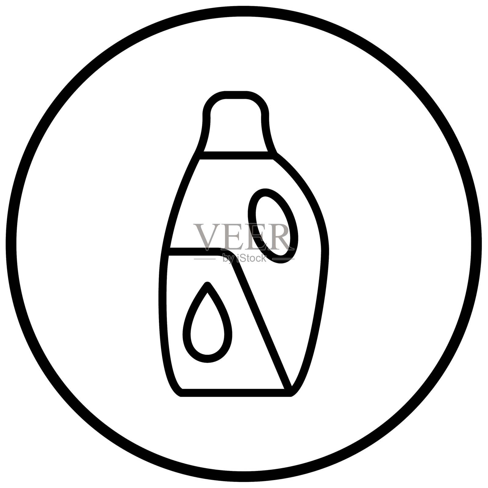 矢量去污剂图标风格插画图片素材
