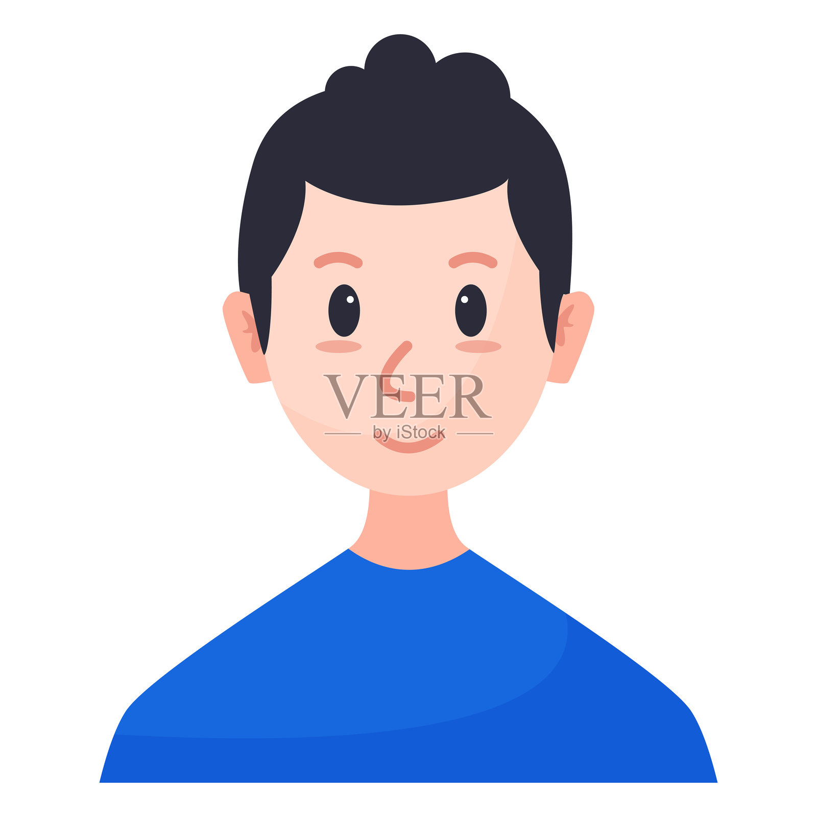 男性人物图标设计插画图片素材