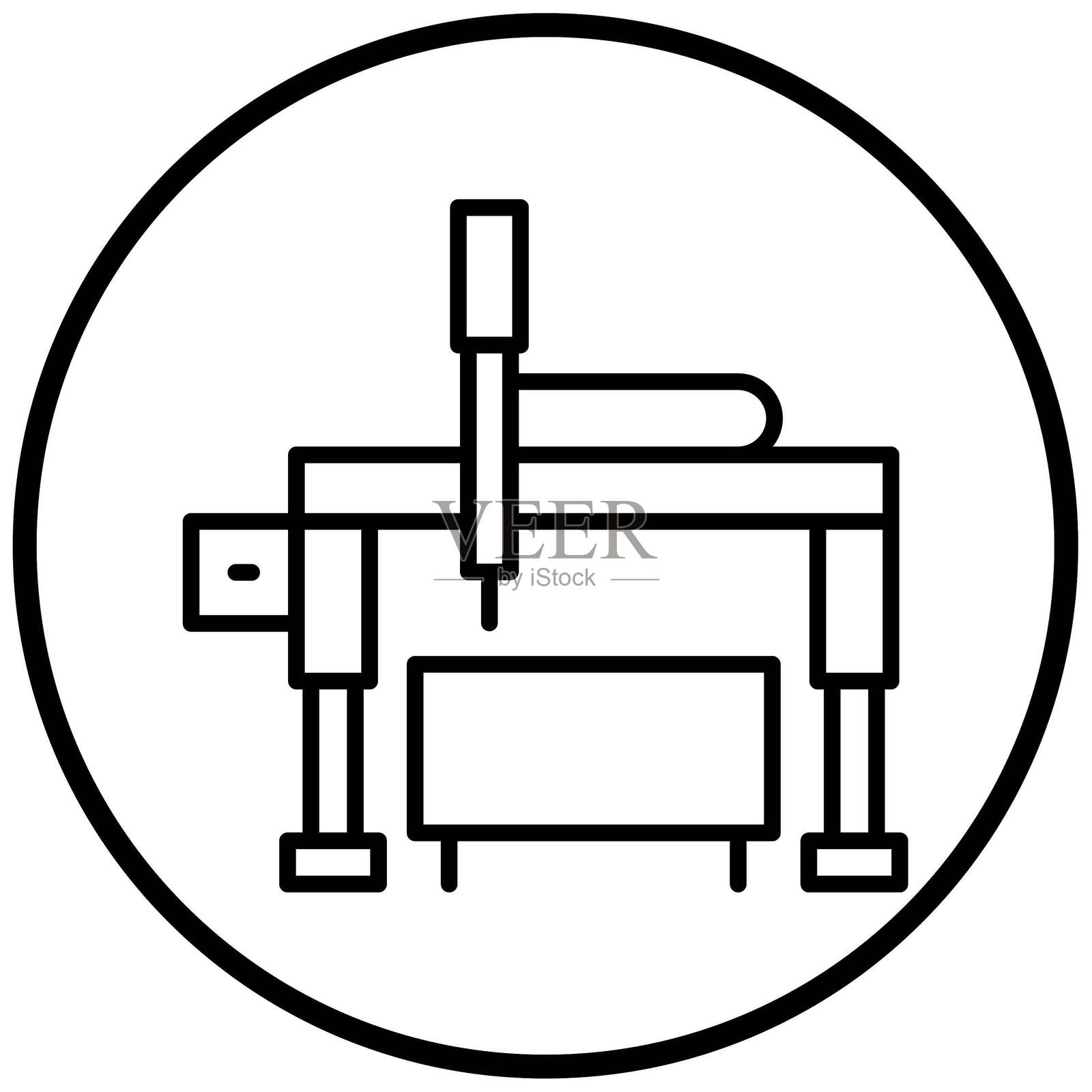 矢量设计等离子激光图标风格插画图片素材