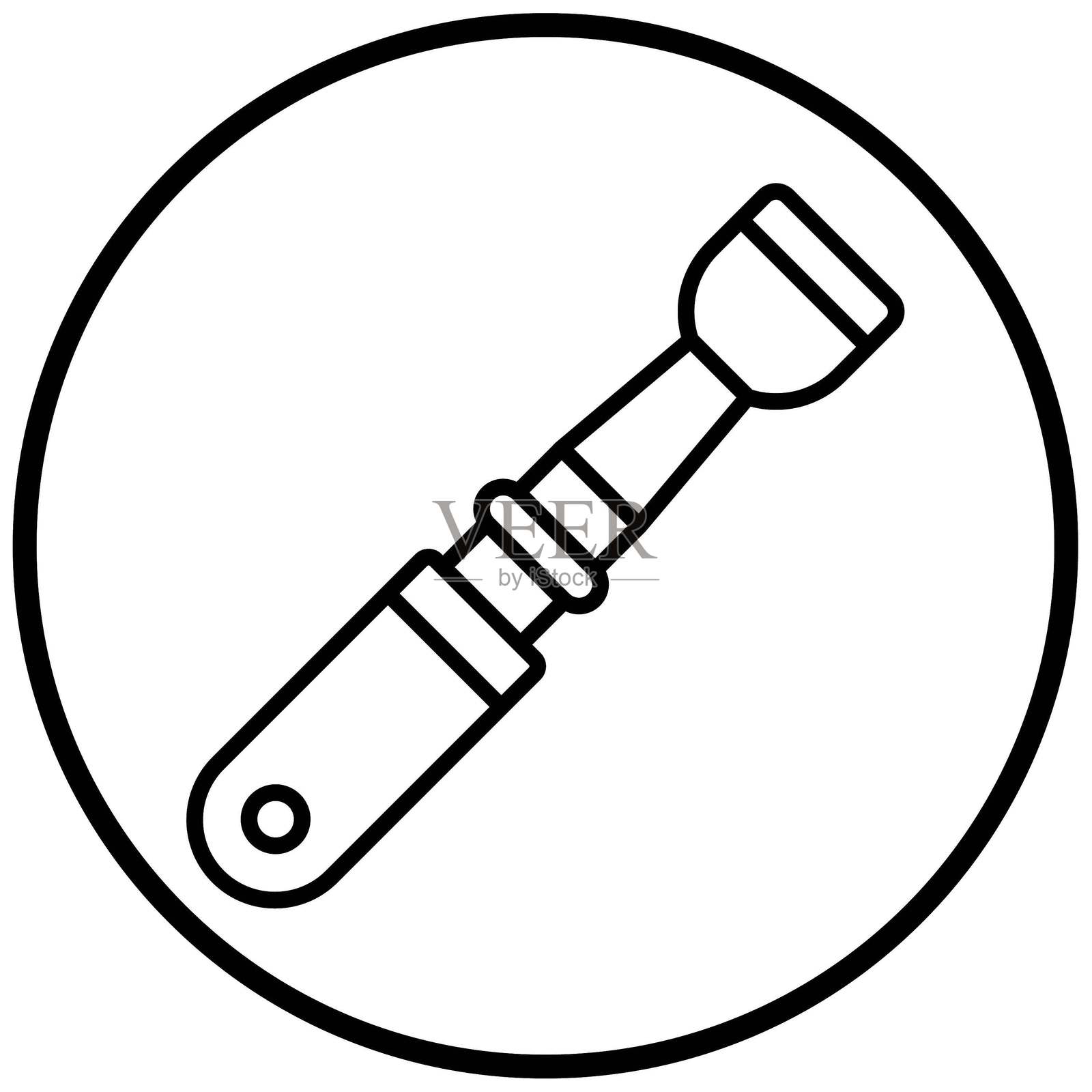 矢量鱼夹图标设计风格插画图片素材