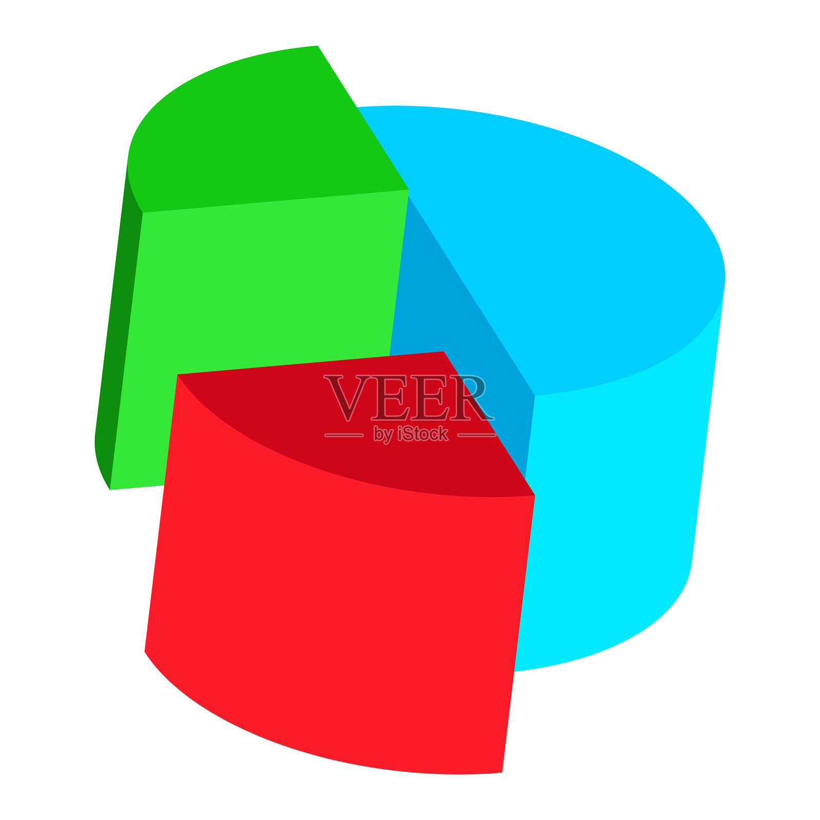 饼图图标设计插画图片素材