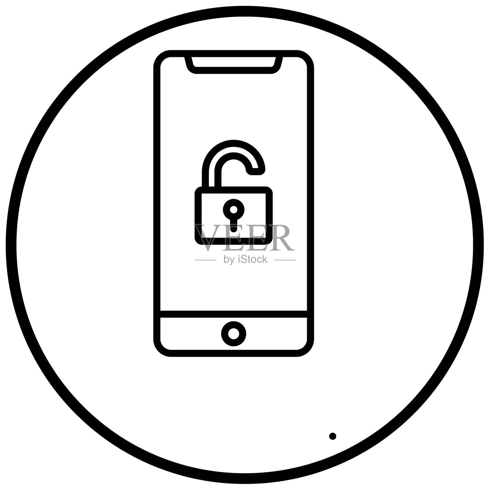 矢量设计访问设备图标风格插画图片素材