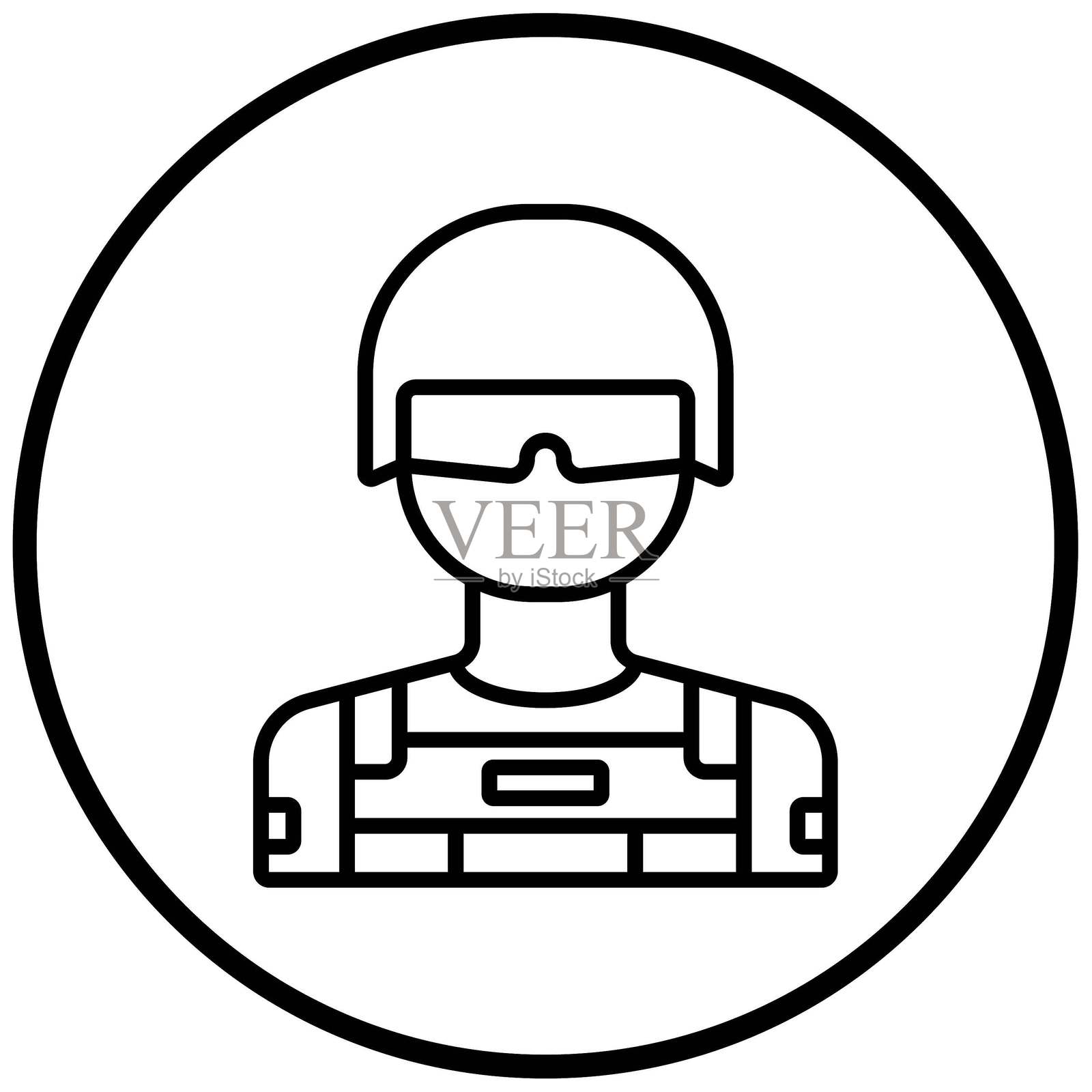 矢量设计，战术图标风格插画图片素材