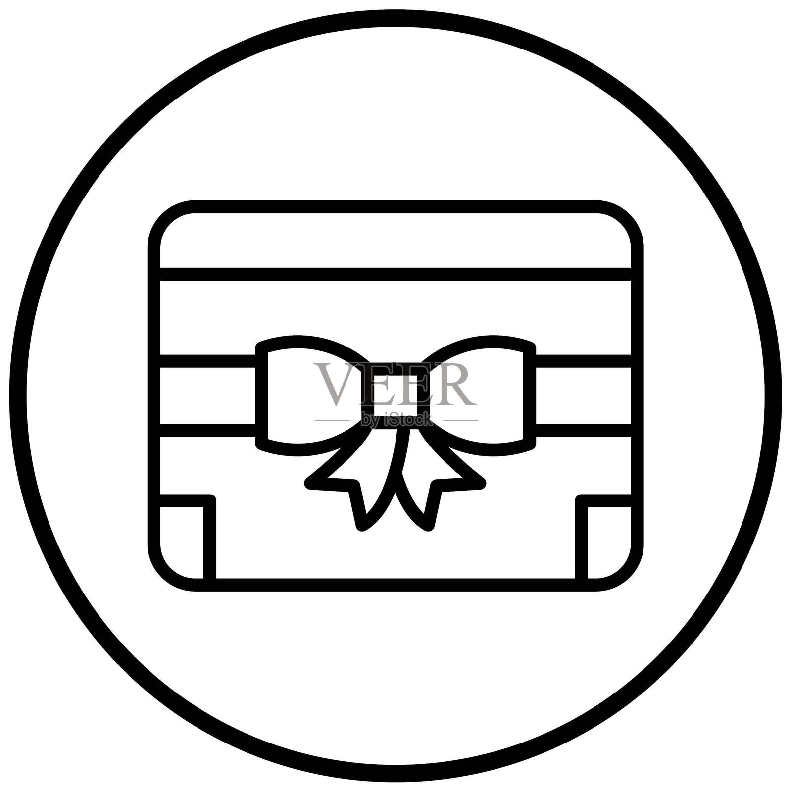 矢量设计礼品卡图标风格插画图片素材