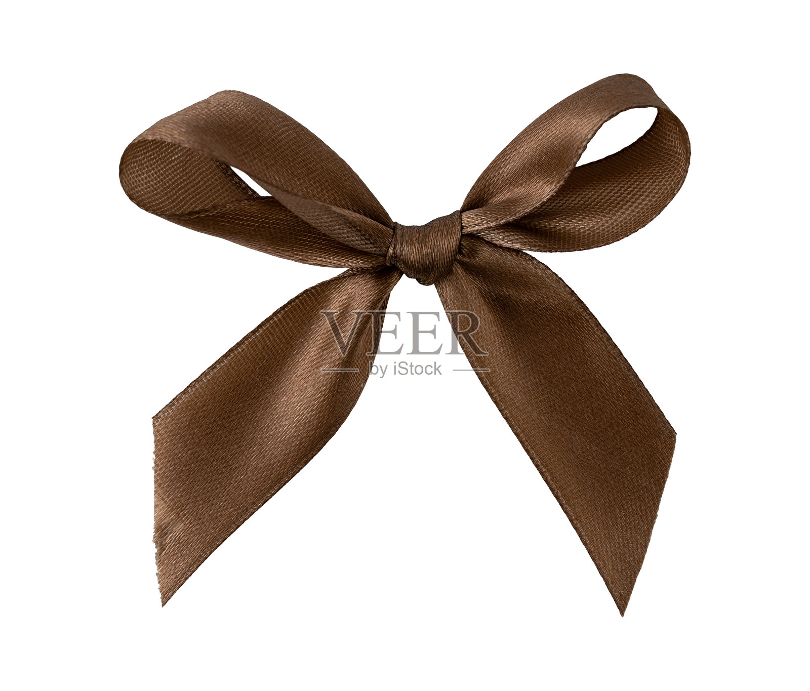 棕色奢华节日礼品丝带蝴蝶结照片摄影图片