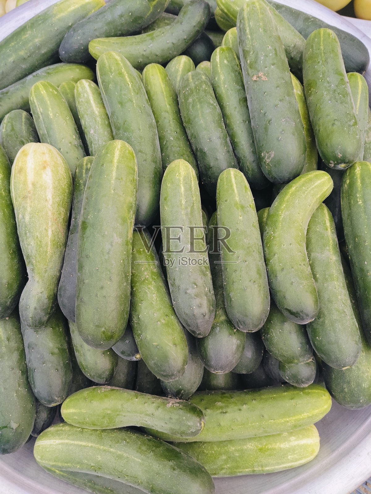 新鲜黄瓜堆照片摄影图片