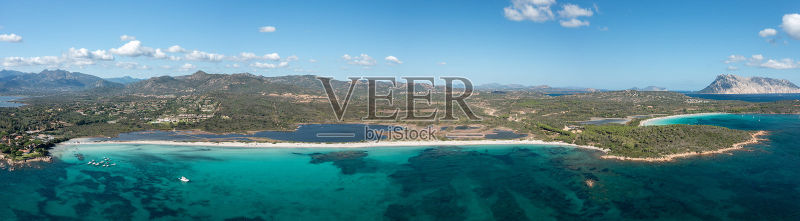 卡波科达卡瓦洛海岸线的宽广航拍图照片摄影图片