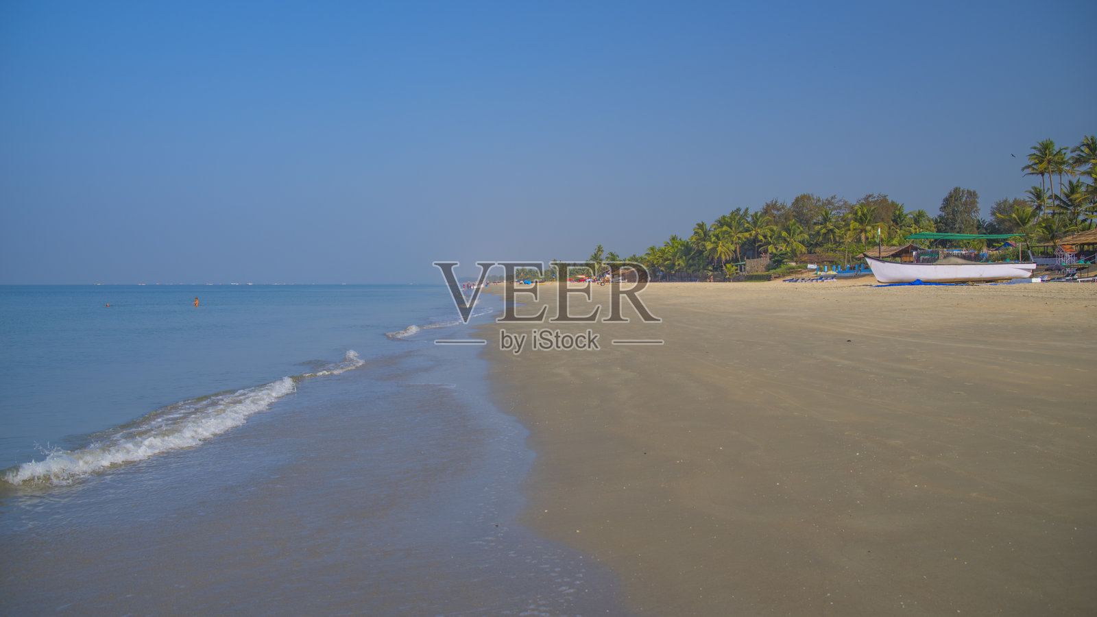 印度果阿邦的海滩照片摄影图片