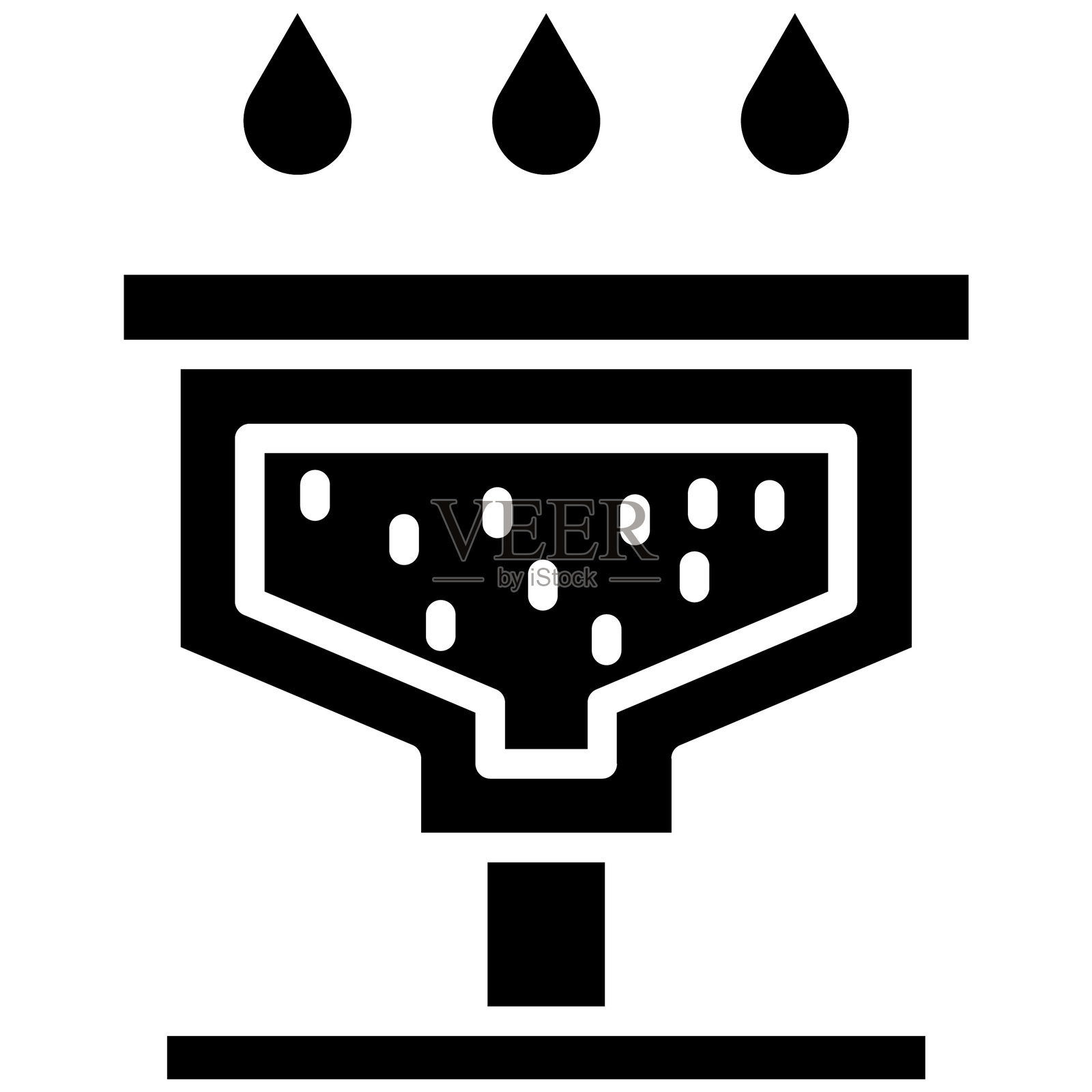 沉积物清除矢量图标插画图片素材