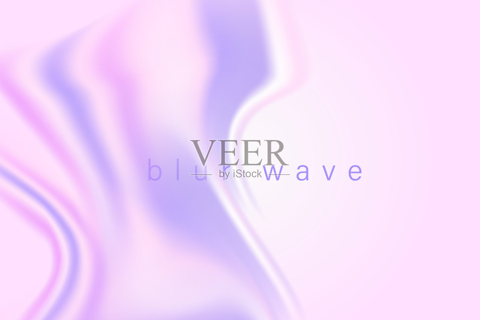 淡紫色背景，流动的紫色渐变壁纸，带有液体波浪线。优雅纯粹，发光的流体构成，美容展示，美容科学，护肤网页横幅插画图片素材