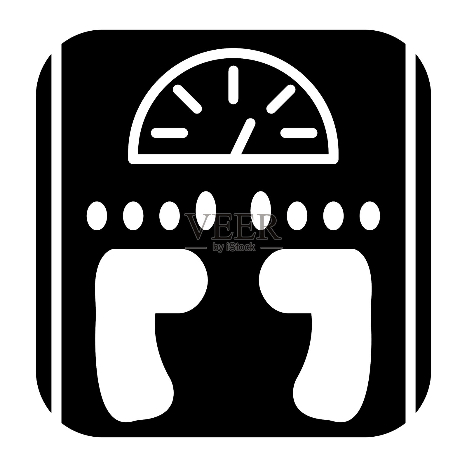 称重机矢量图标插画图片素材