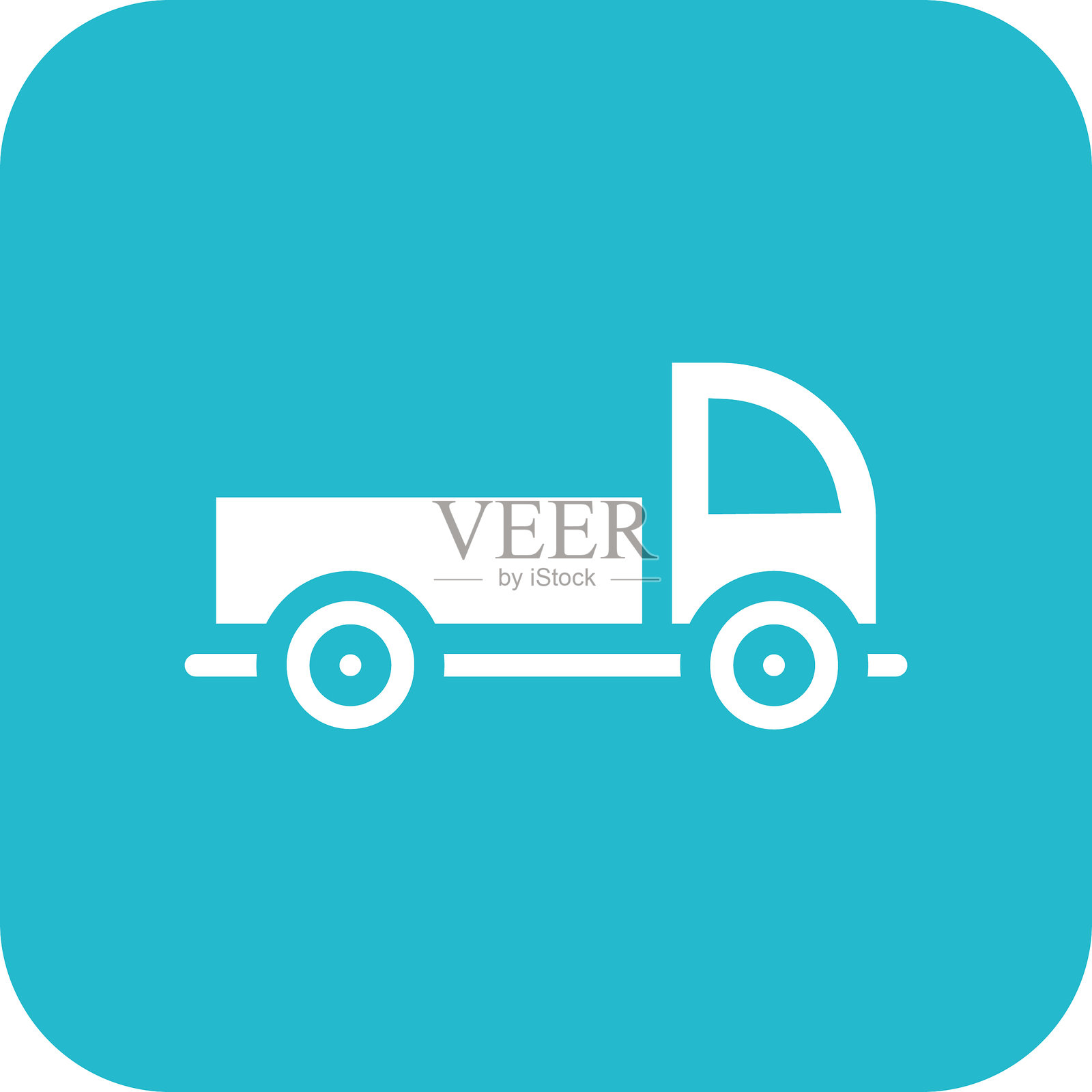 皮卡车矢量图标插画图片素材