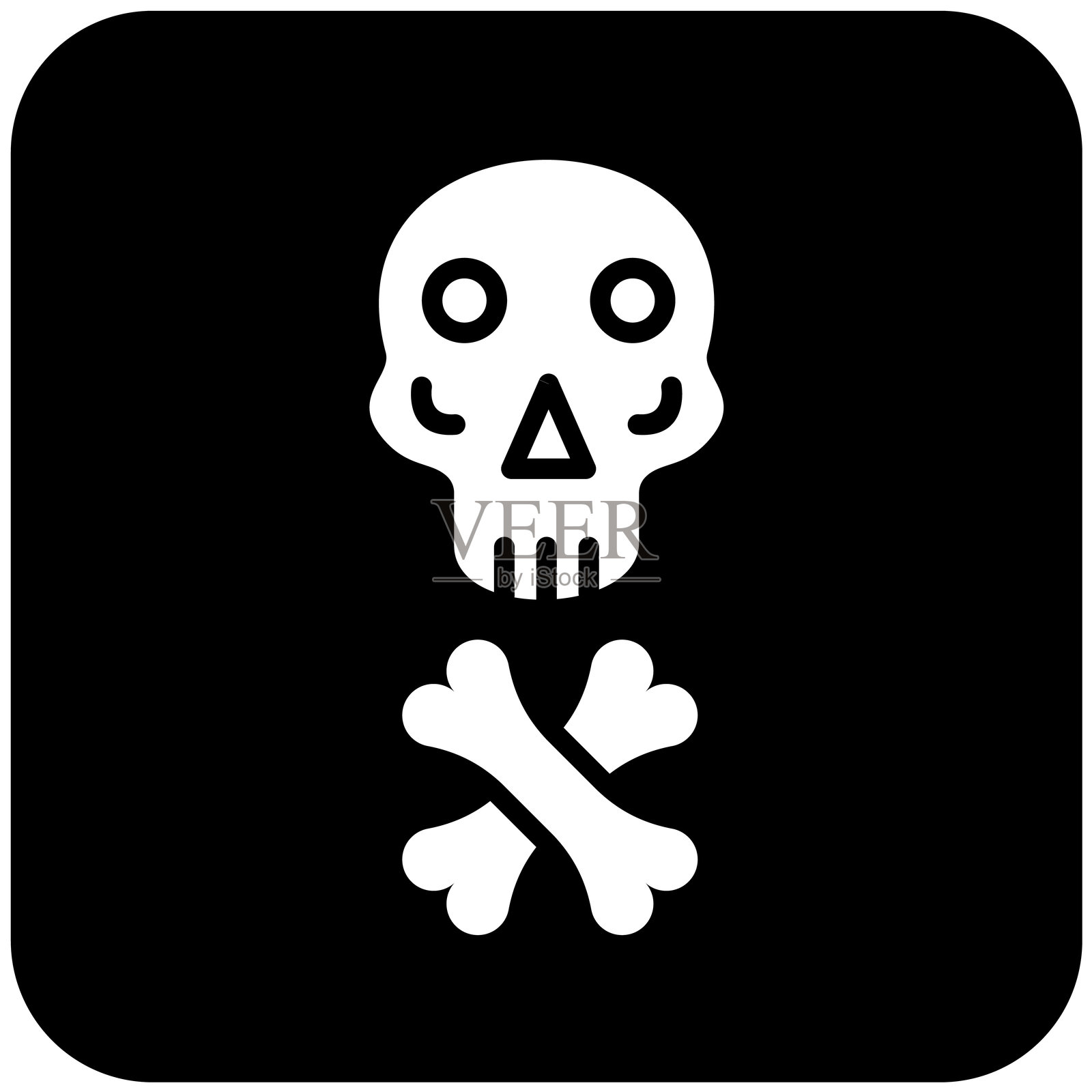 骷髅矢量图标设计插画插画图片素材