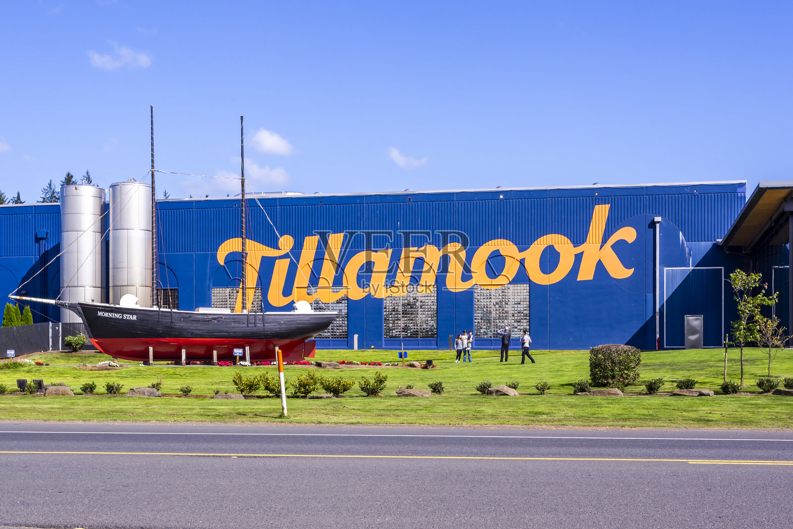 俄勒冈州蒂拉穆克市的蒂拉穆克奶酪工厂照片摄影图片