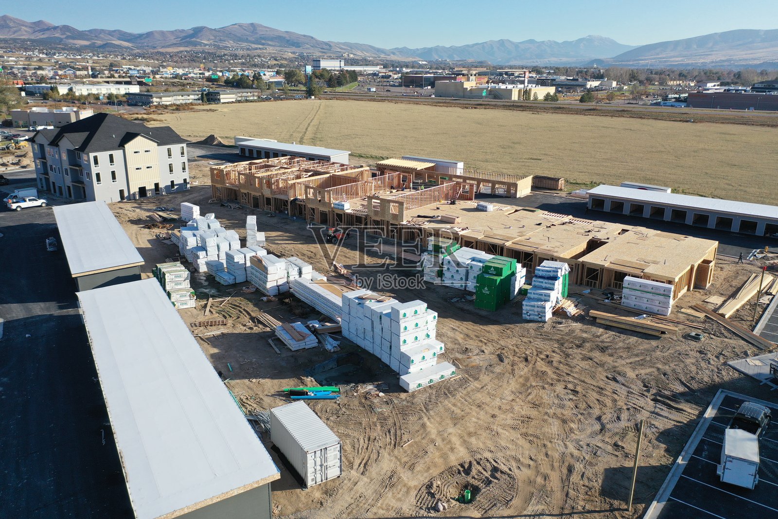 高清无人机图像照片摄影图片