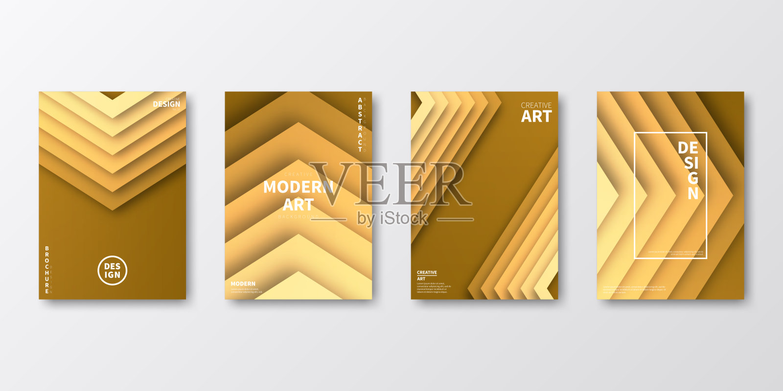 宣传册模板布局，橙色封面设计，商业年度报告，传单，杂志插画图片素材