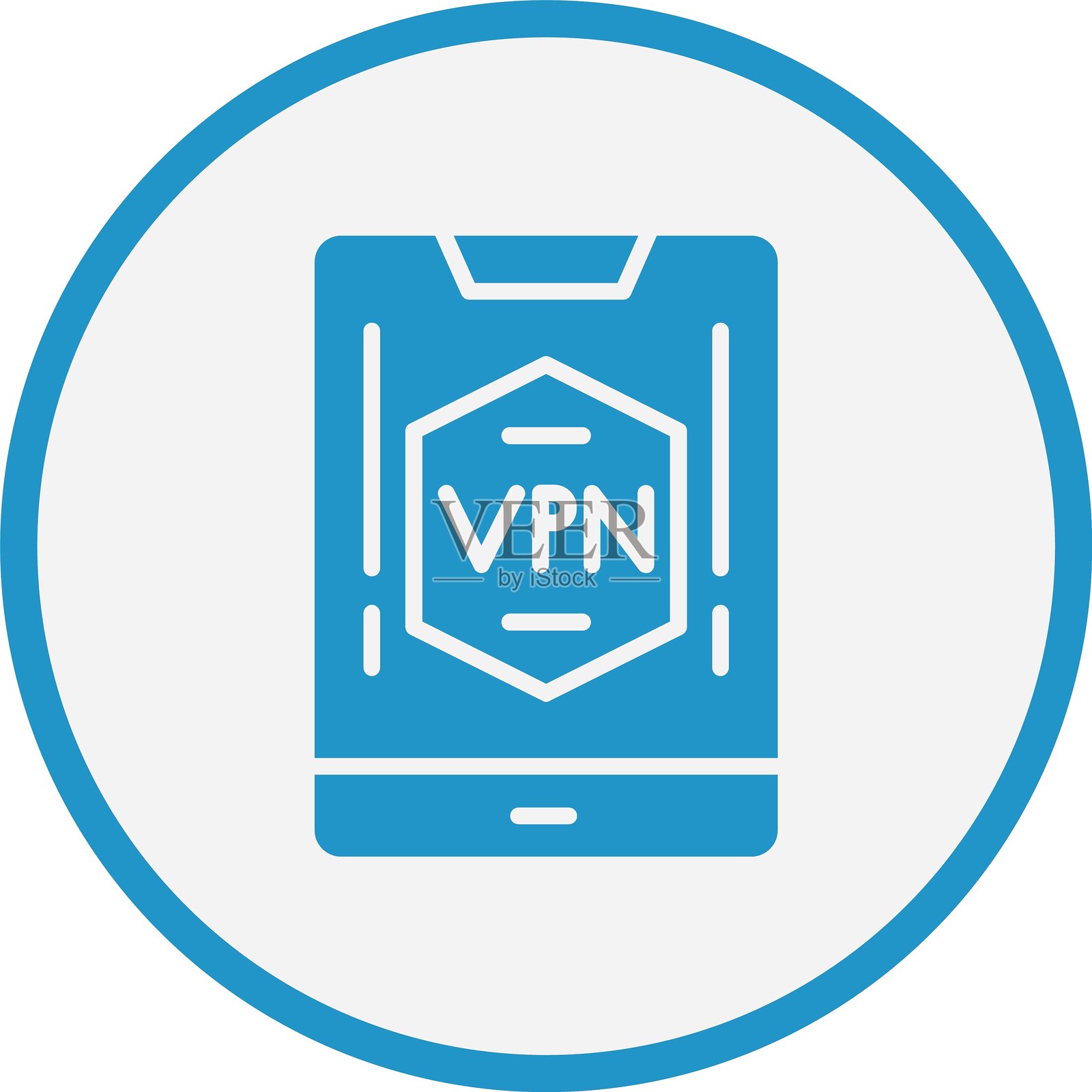 移动VPN图标插画图片素材