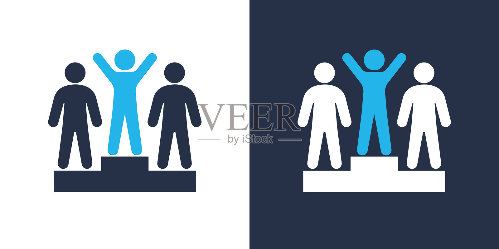 冠军图标，纯色图标，可在任何地方应用，简约、像素完美且风格现代。插画图片素材