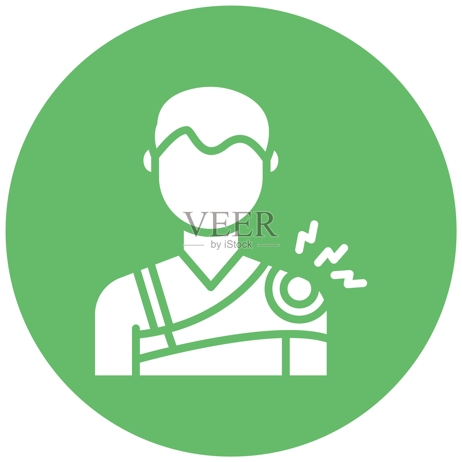 肩部矢量图标插画图片素材