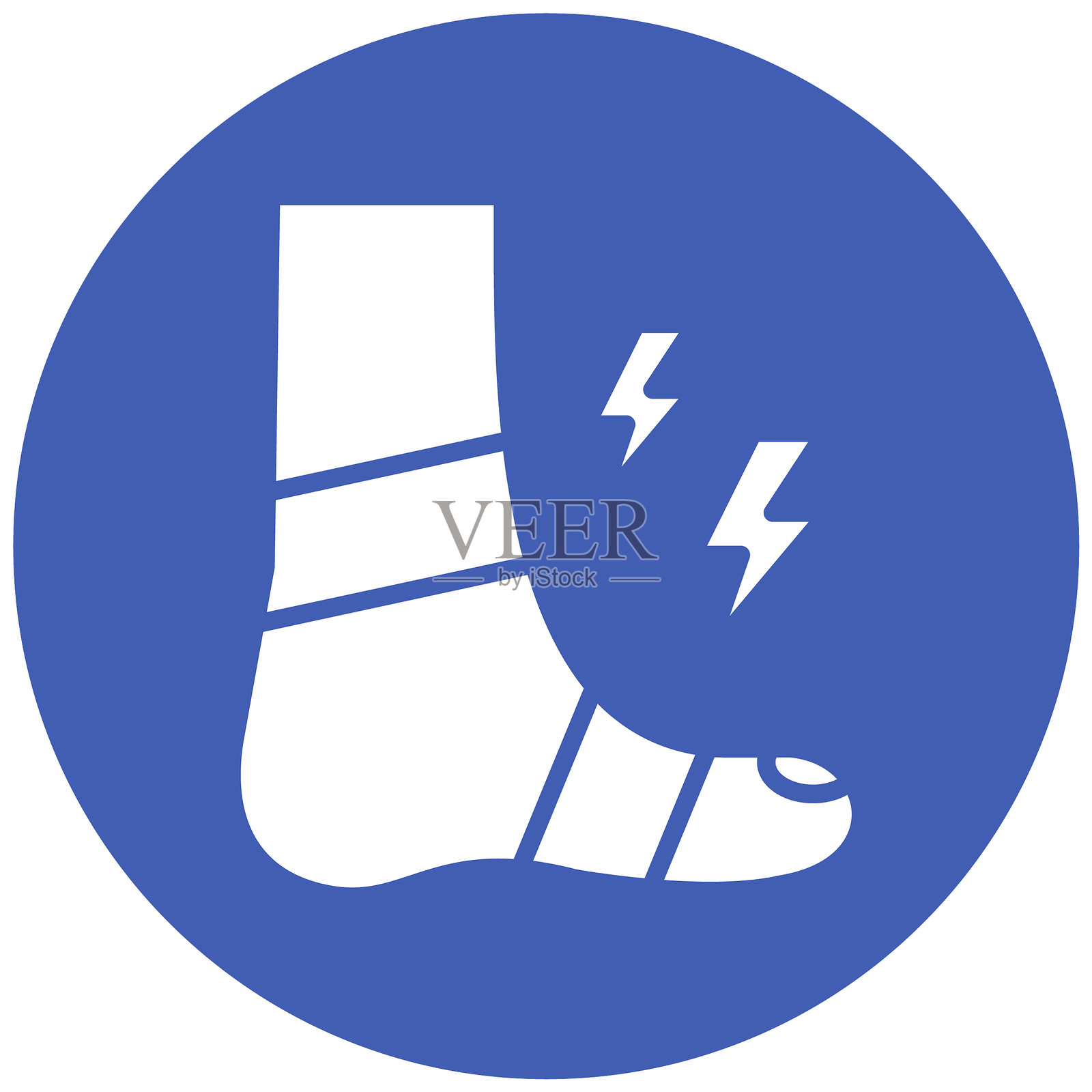 骨折矢量图标插画图片素材