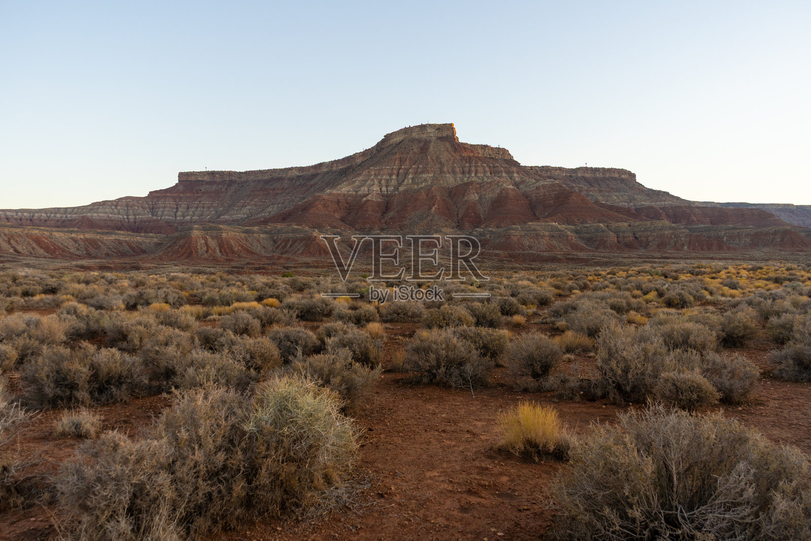 犹他州飓风市鹅莓梅萨照片摄影图片