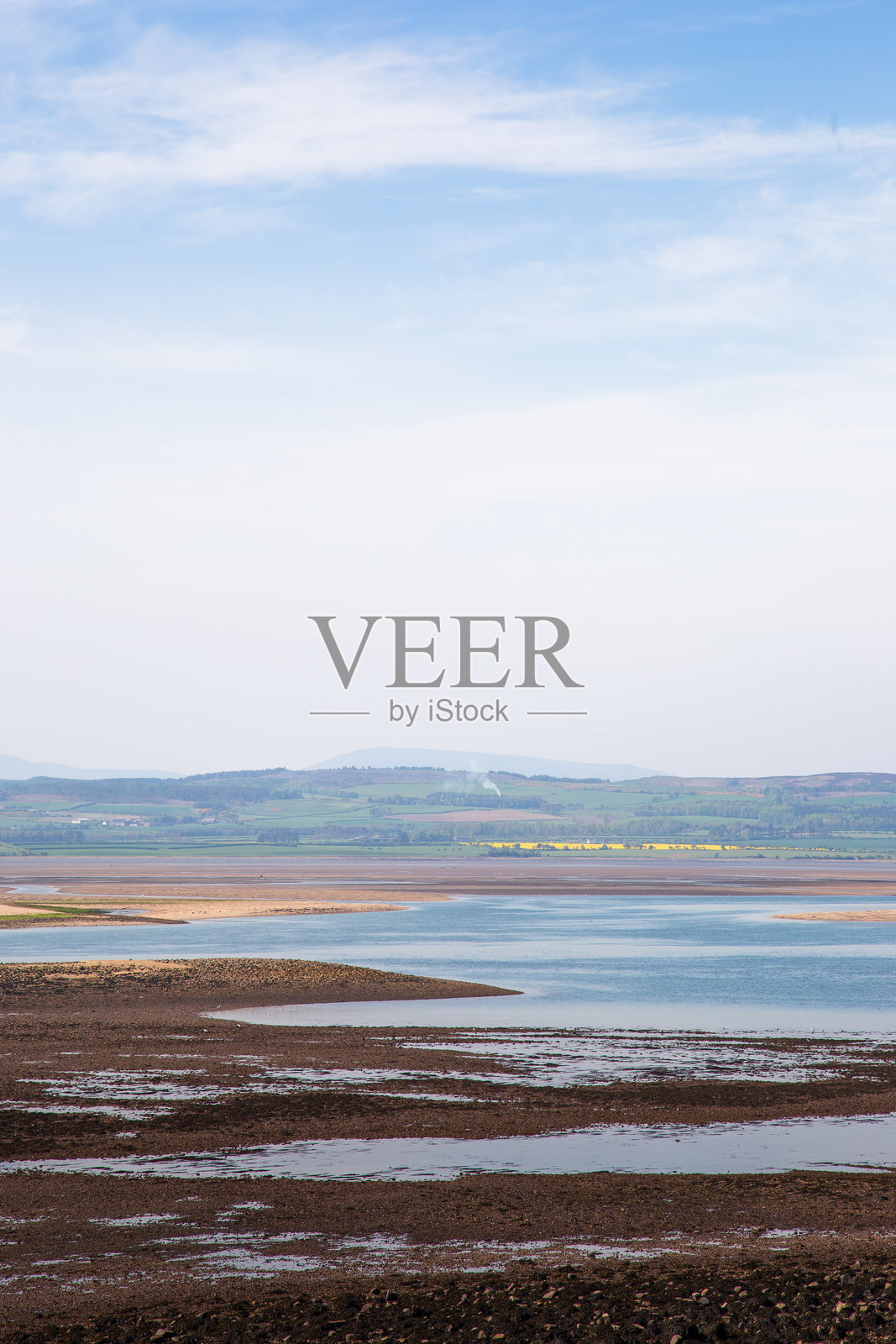 2025年4月，前往诺森伯兰郡圣岛林迪斯法恩的旅行。照片摄影图片