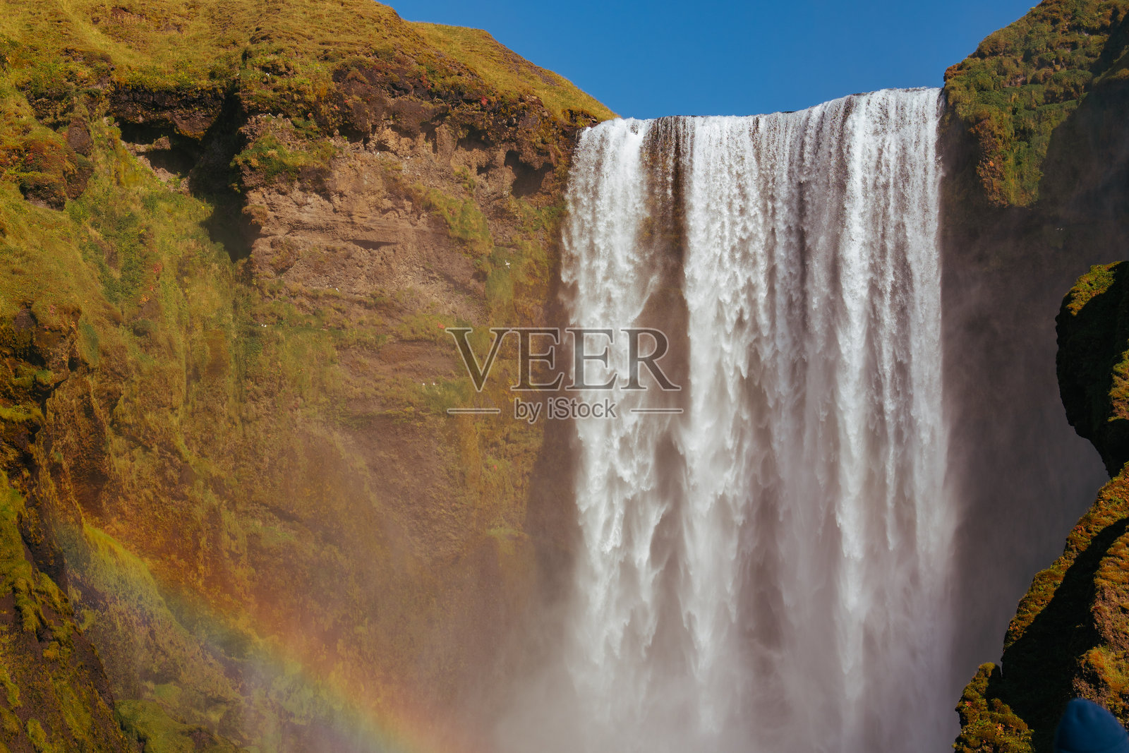 冰岛塞里雅兰瀑布照片摄影图片