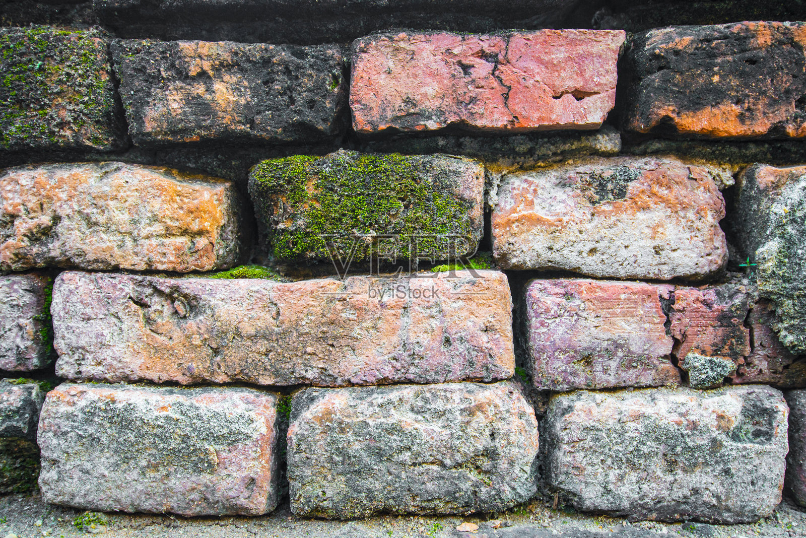 老旧砖墙纹理背景照片摄影图片