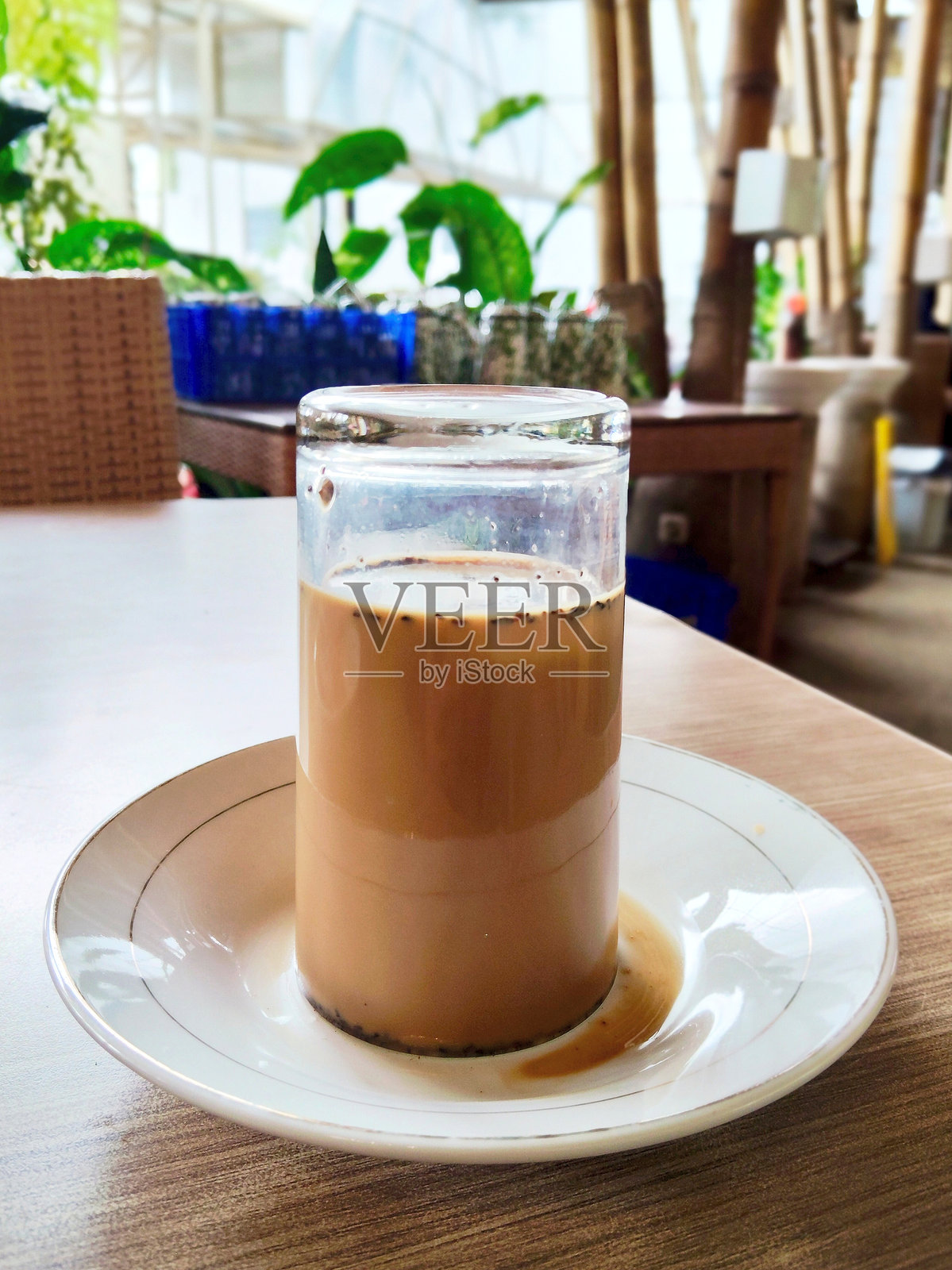 独特的印尼式倒置咖啡照片摄影图片