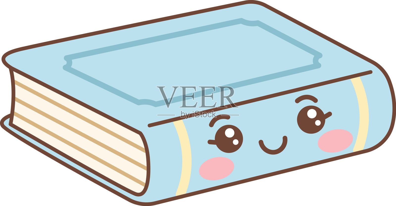 286个可爱的日系风格书籍插画元素插画图片素材