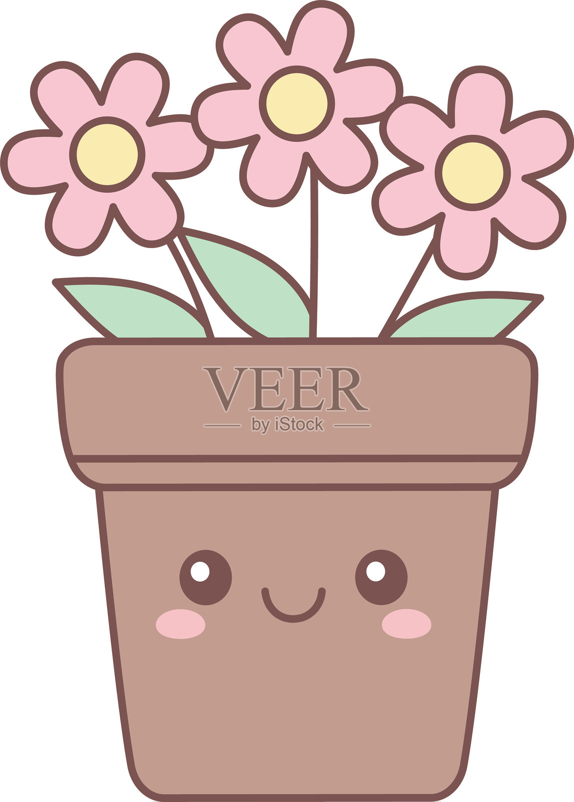 279个可爱春季元素，日系可爱风插画图片素材