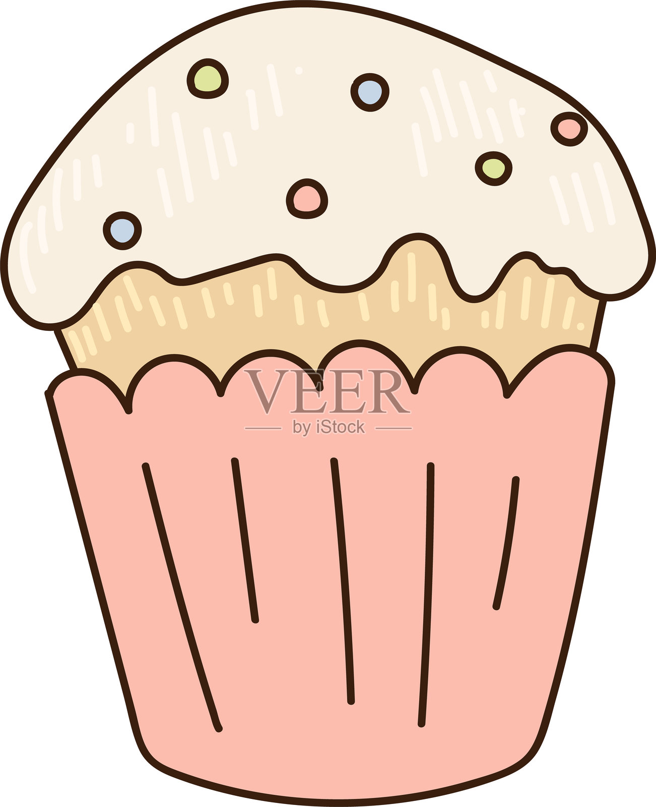 复活节春天装饰元素套装插画图片素材