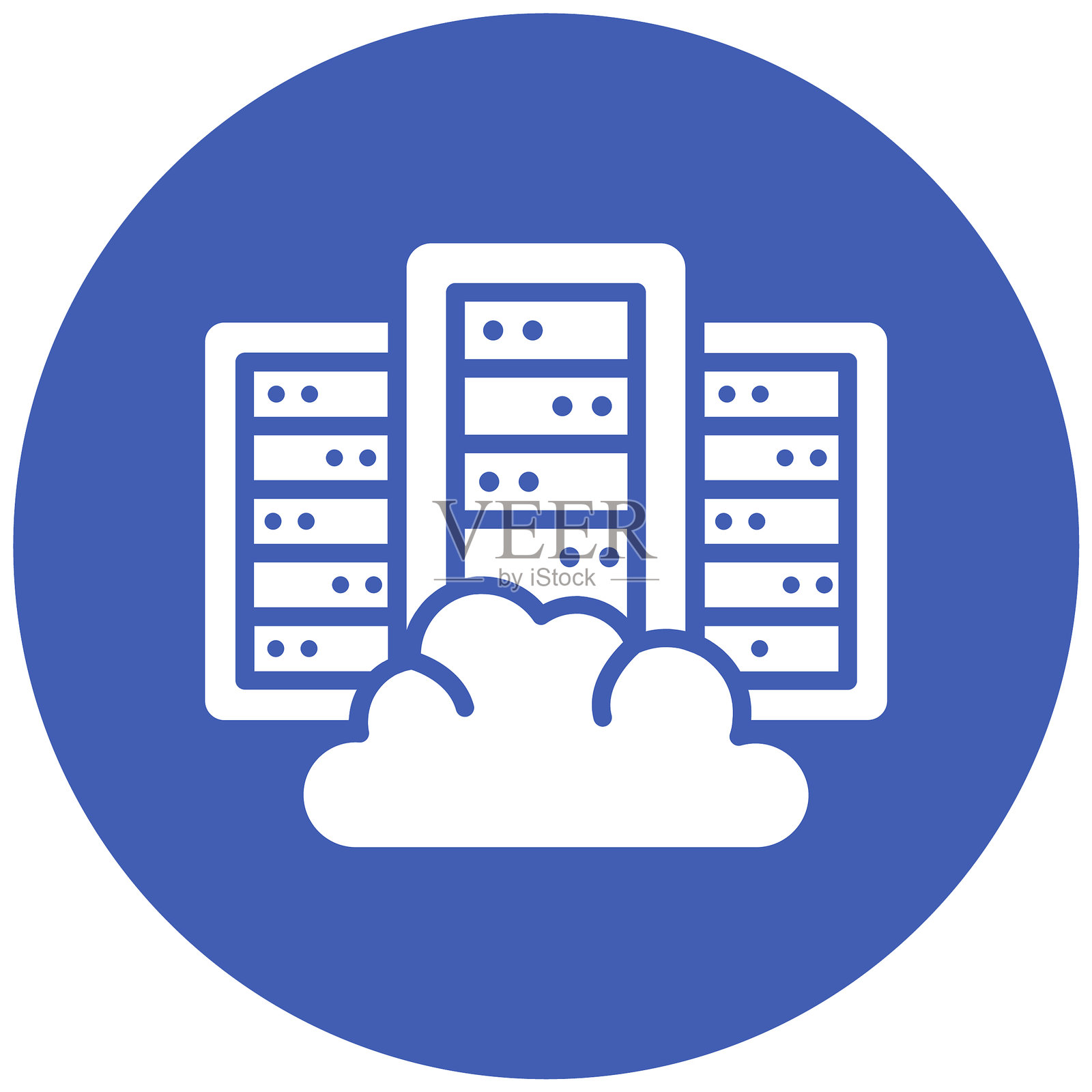 数据中心矢量图标插画图片素材