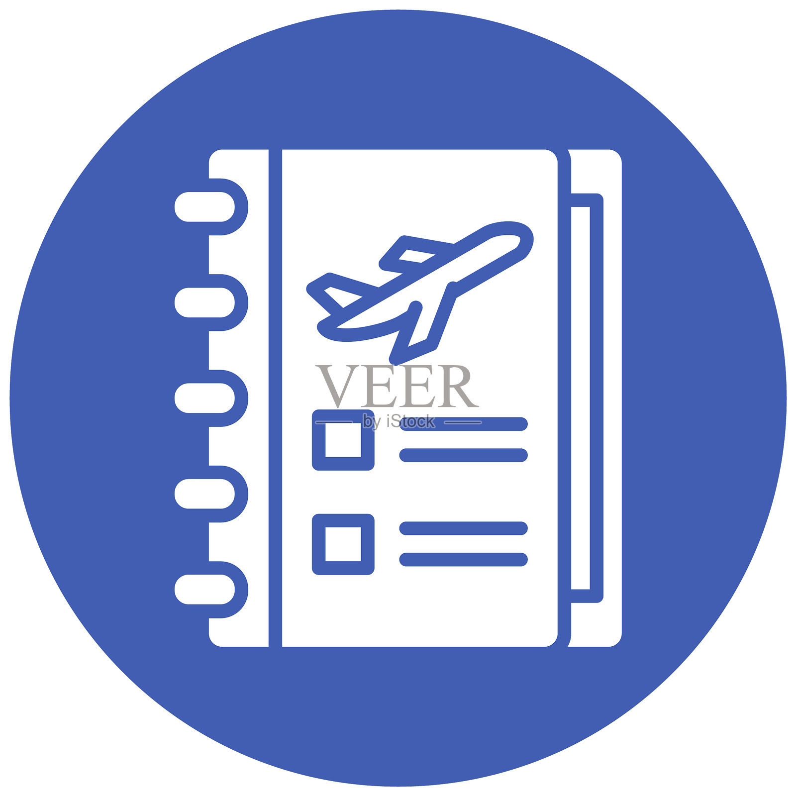 旅行指南矢量图标插画图片素材