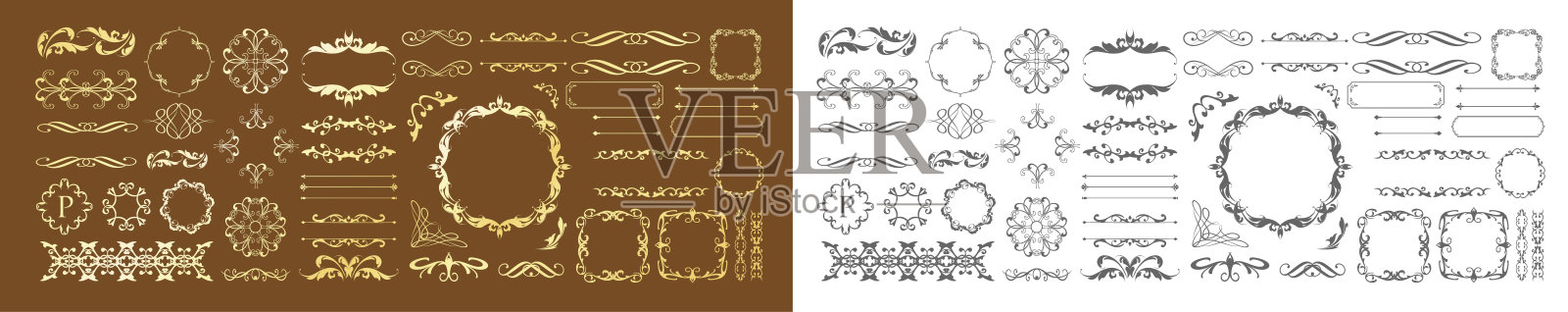 情人节浪漫边框与边框合集插画图片素材