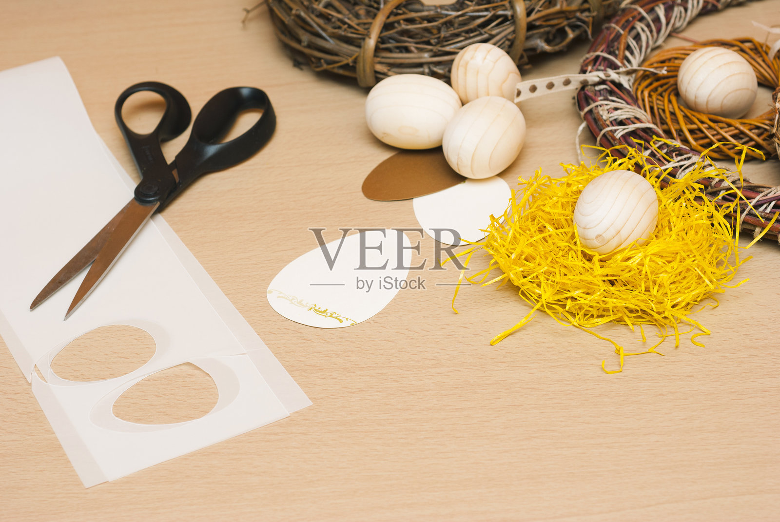 复活节装饰设计照片摄影图片