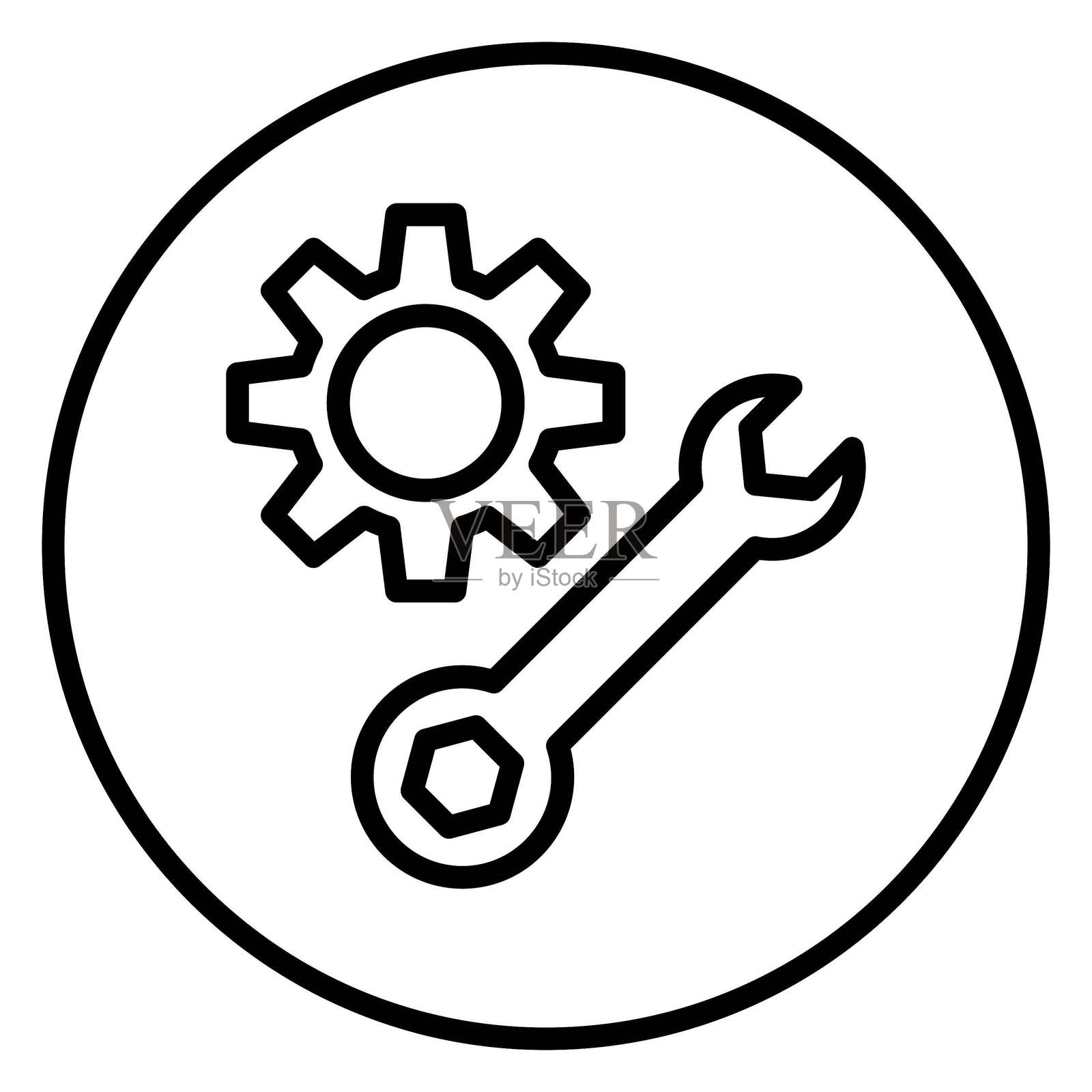 矢量设计修复工具矢量设计图标风格插画图片素材