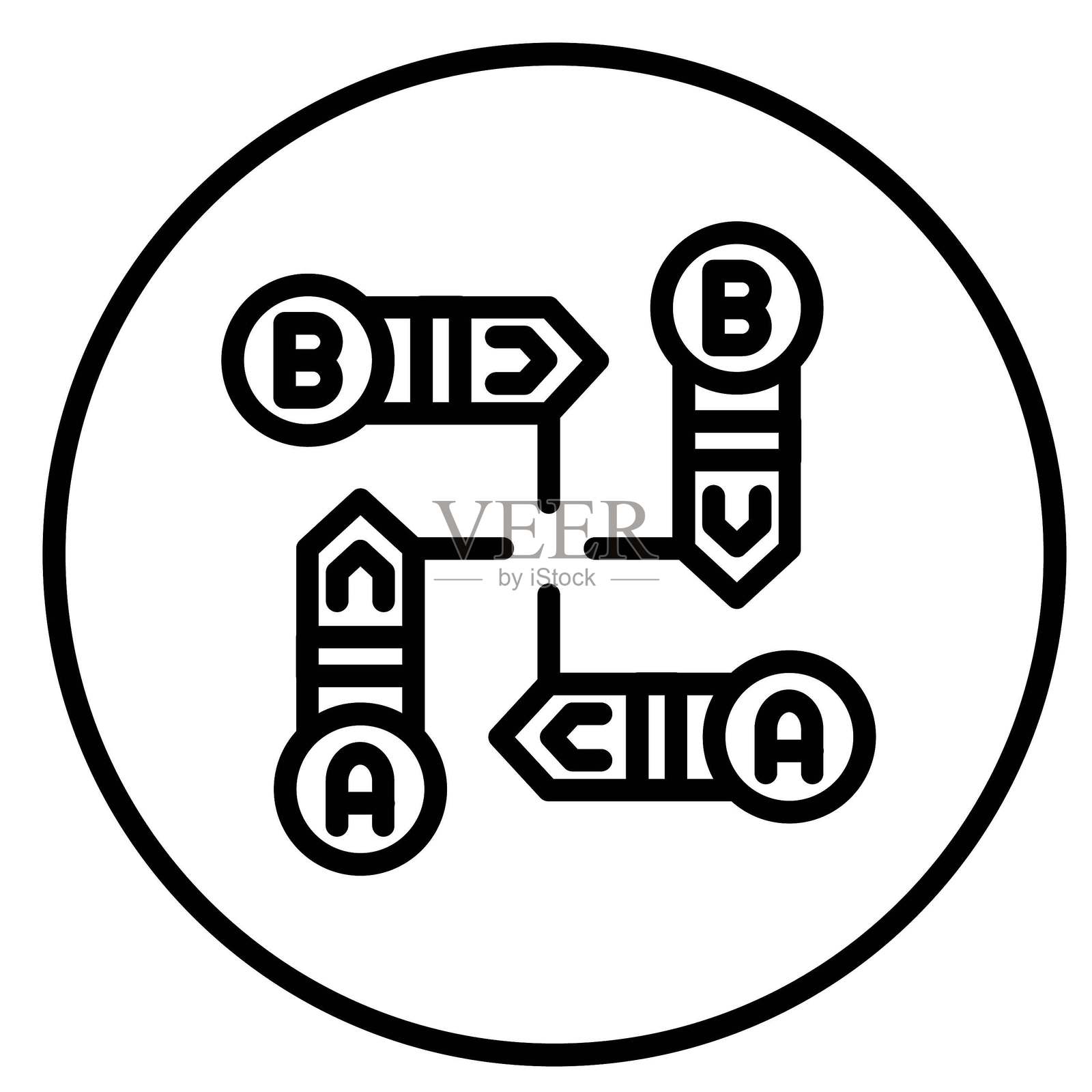 矢量设计信息图表元素徽章矢量设计图标风格插画图片素材