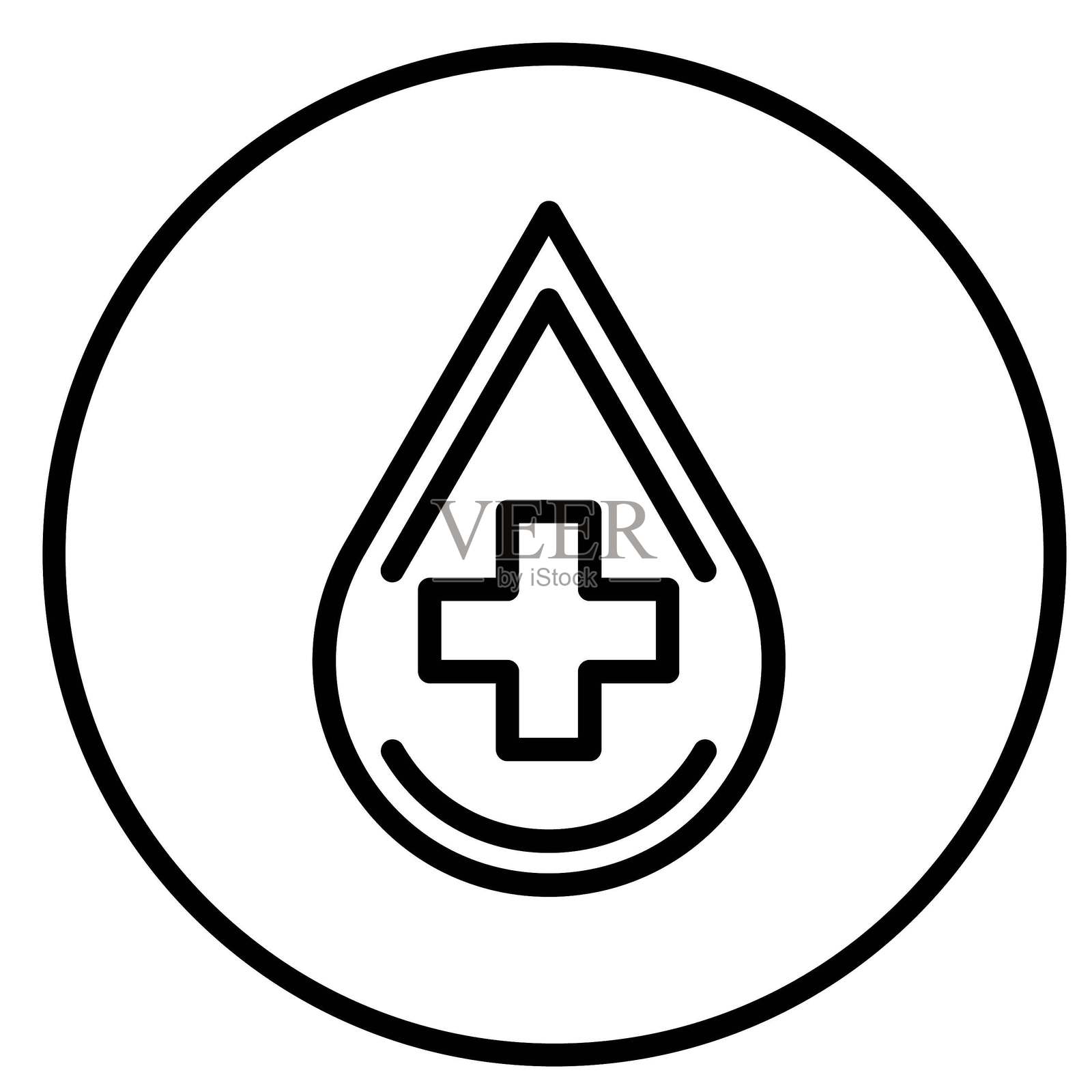 矢量治愈港口图标设计插画图片素材