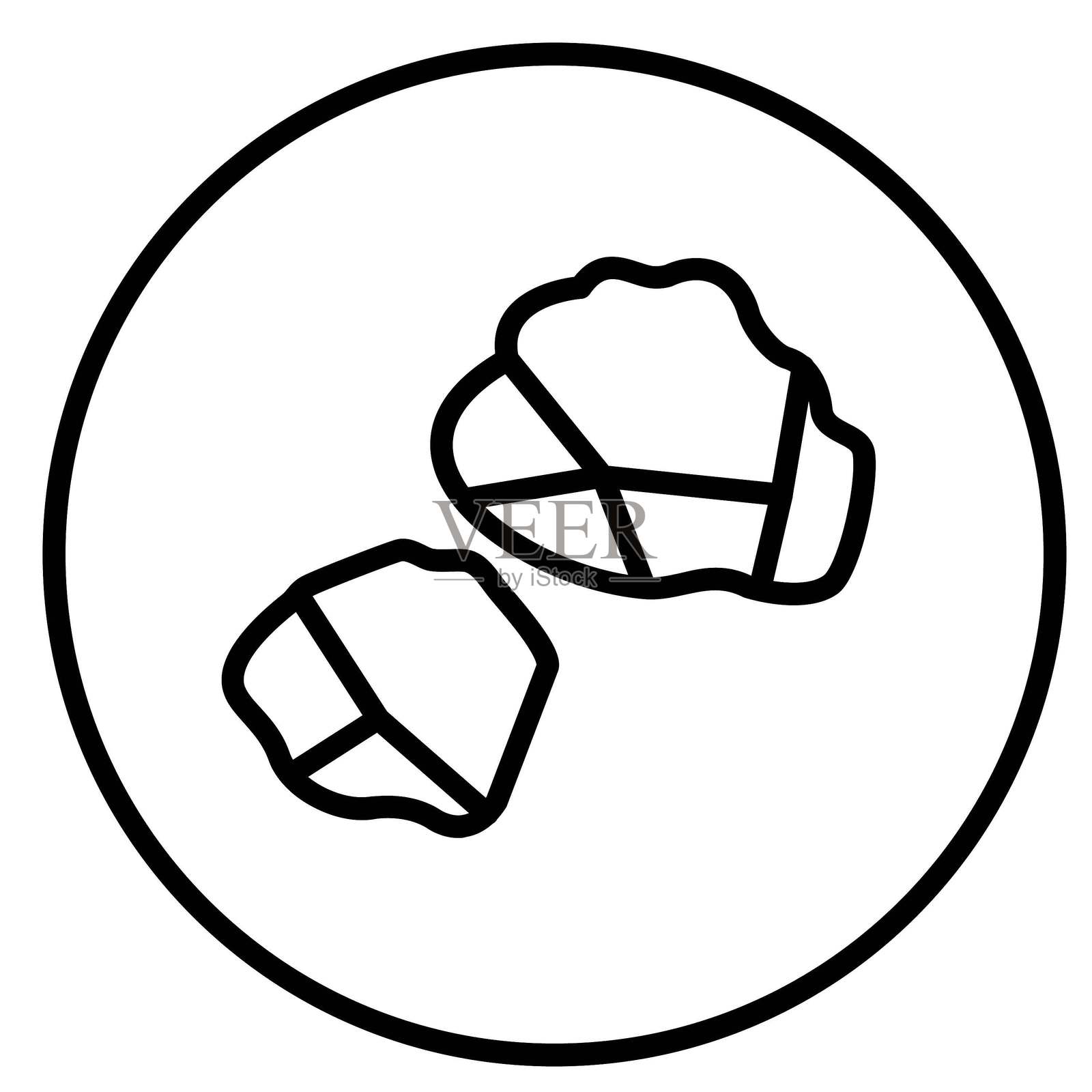 矢量设计 绿纹石 矢量设计 图标风格插画图片素材