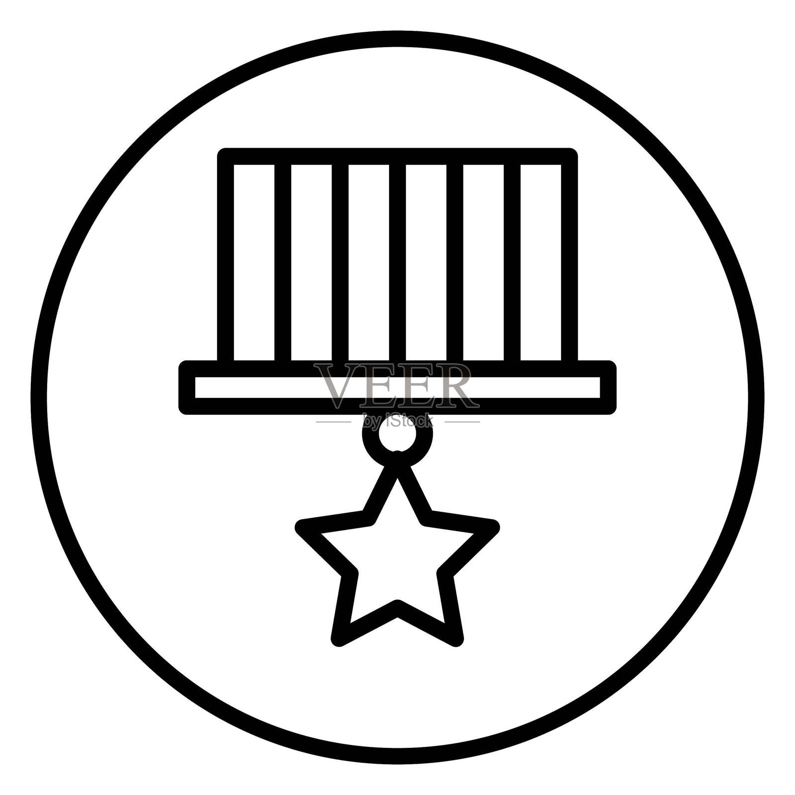 矢量奖牌设计矢量图标风格插画图片素材