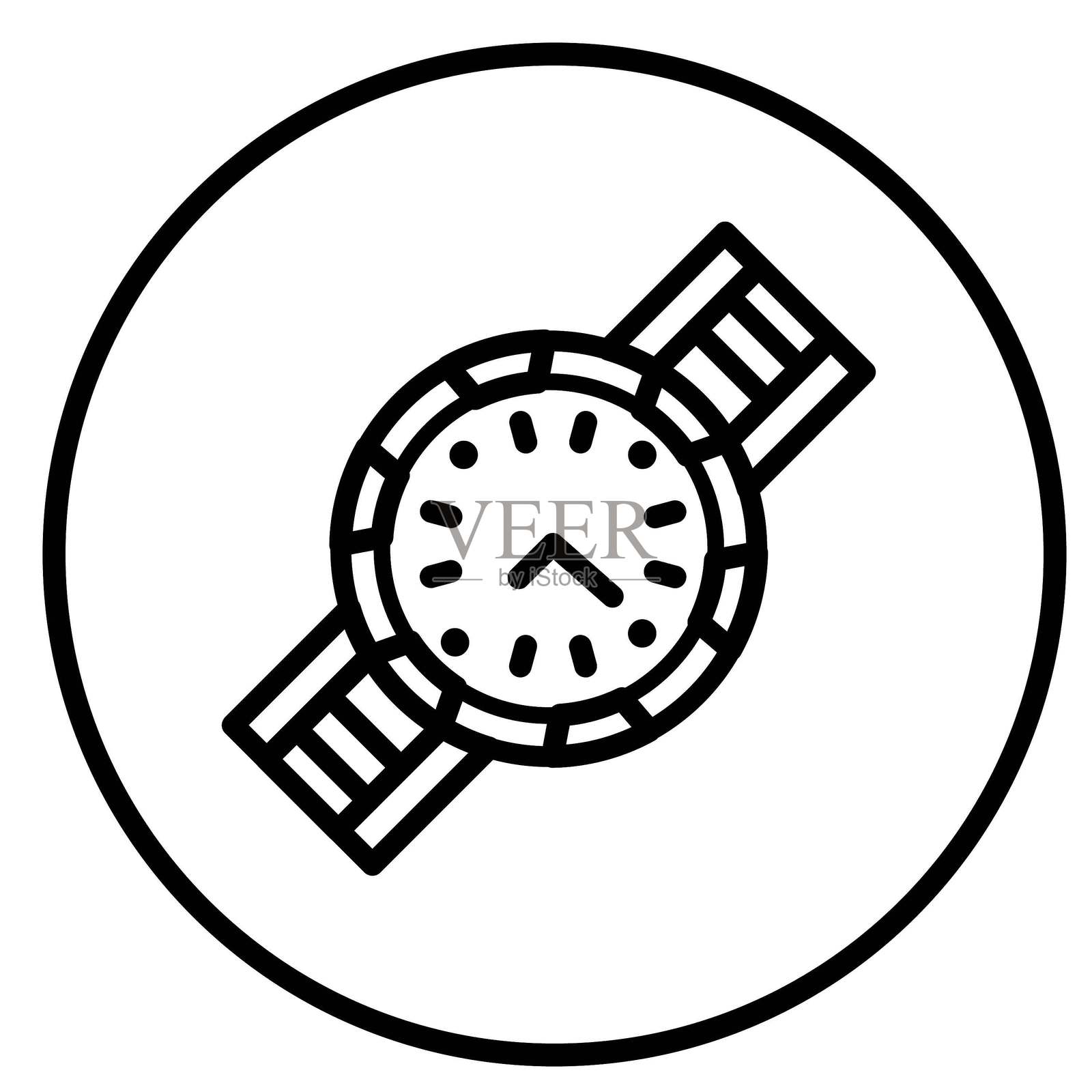 矢量设计腕表矢量设计图标风格插画图片素材